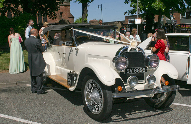 1924 Vintage Convertible (White) Worcester 