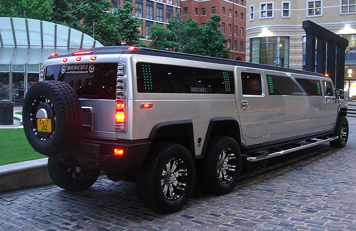 H2 Hummer Limousine with Double Axle Local Hire
