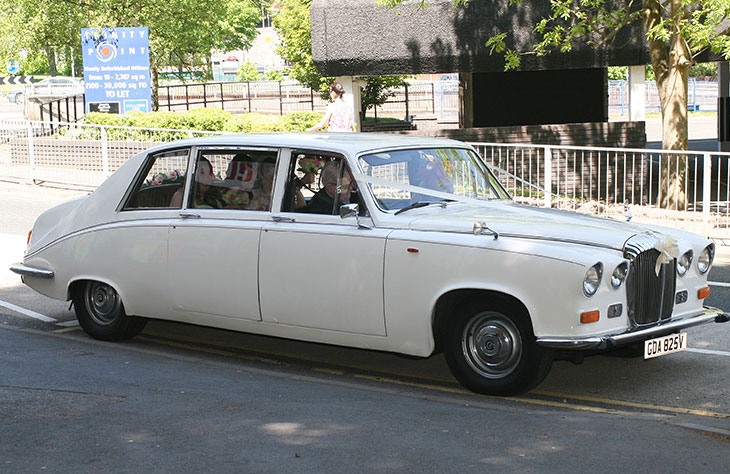 Daimler Limousine White